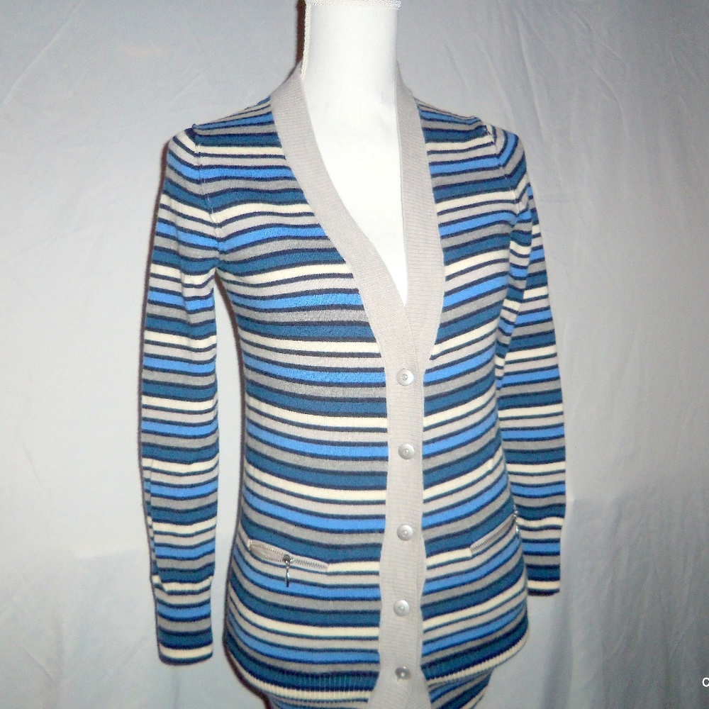 Banana Republic Striped Wool Sweater